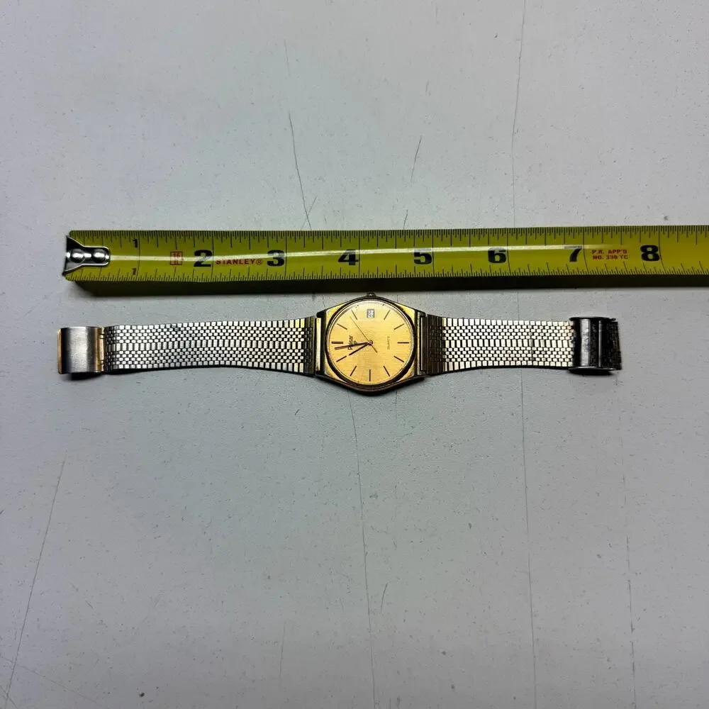 Gold Pulsar Quartz Watch